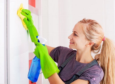 Local domestic cleaner working in a Surrey family home