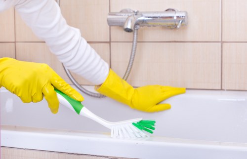 Bathroom move out cleaning for a Surrey rental property