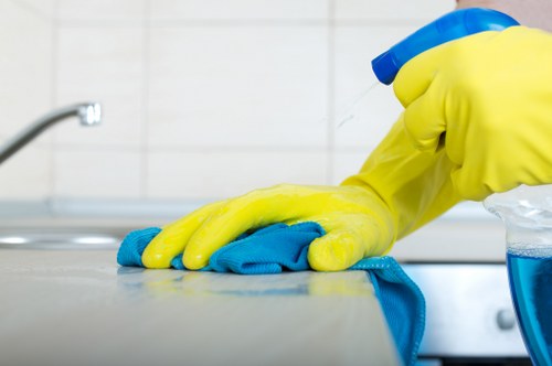 Detailed oven and kitchen cleaning for a move-out property in Surrey