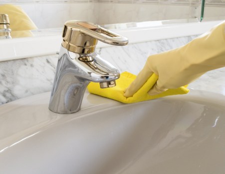 Shared hallway cleaning service for a Surrey residential block