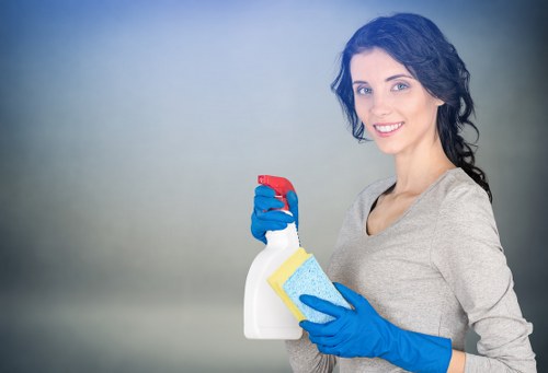 A cleaned rug drying after professional care